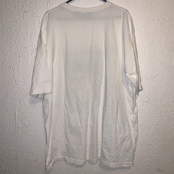 Vintage Y2K Def Jam University Embroidered White Short Sleeve T-Shirt XL - Picture 2 of 5